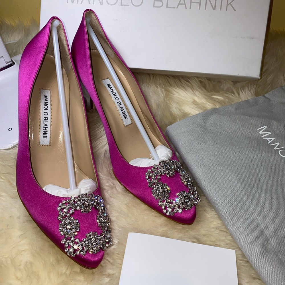 New authentic Manolo Blahnik hangisi pumps - Picture 9 of 14